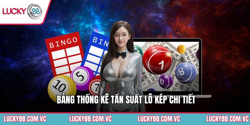 Bảng thống kê tần suất lô kép chi tiết