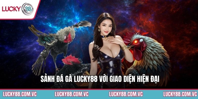 Sảnh đá gà Lucky88 với giao diện hiện đại